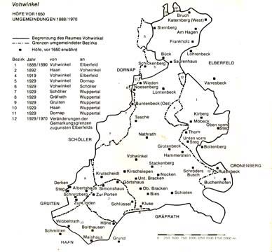 Quelle: Herrmann Kießling VOHWINKEL Vergangenheit und Gegenwart 1974, Seite 77