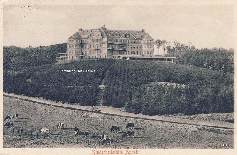 Die Kinderheilstätte Aprath auf einer Postkarte von 1911 (Sammlung Frank Werner)