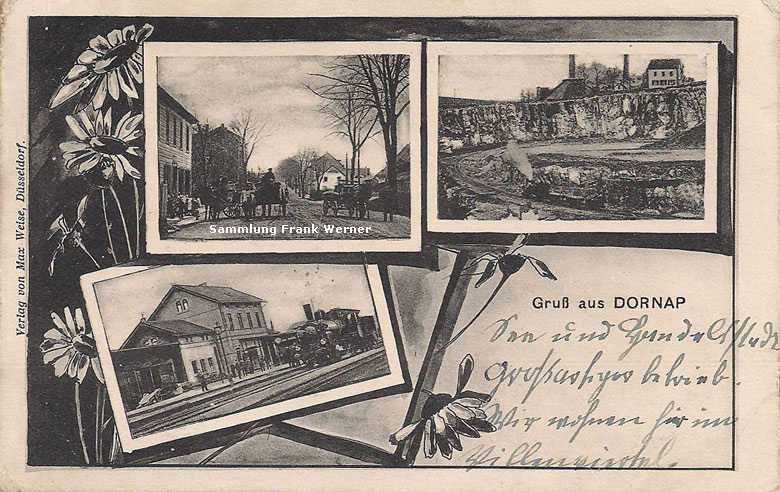 Gruß aus Dornap auf einer Postkarte (Sammlung Frank Werner)