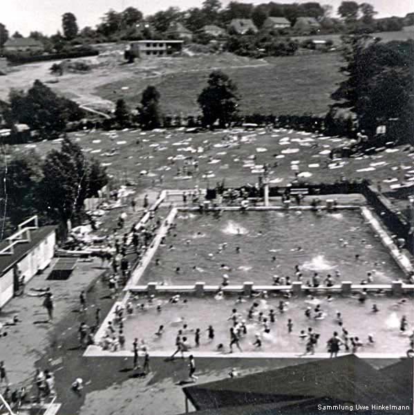 Freibad in Wuppertal-Vohwinkel im Jahr 1964 (Sammlung Uwe Hinkelmann)