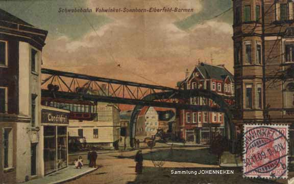 Kaiserplatz in Vohwinkel um 1909