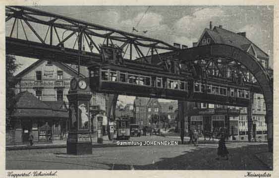 Kaiserplatz in Wuppertal-Vohwinkel um 1931