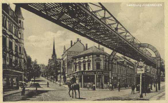 Haus Bremkamp am Kaiserplatz in Vohwinkel um 1912