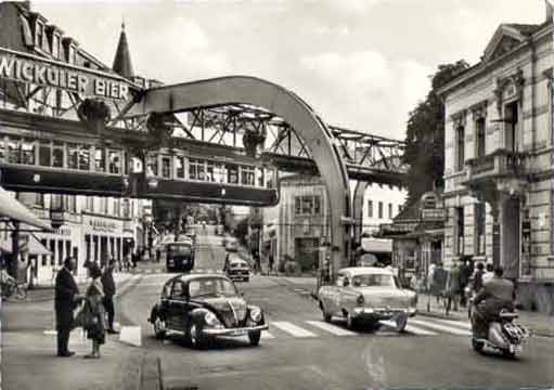 Kaiserplatz in Wuppertal-Vohwinkel um 1965 (Sammlung Dieter Kraß)