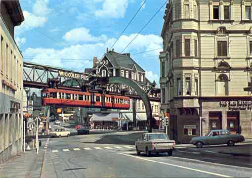 Kaiserplatz in Wuppertal-Vohwinkel um 1970 (Sammlung Dieter Kraß)