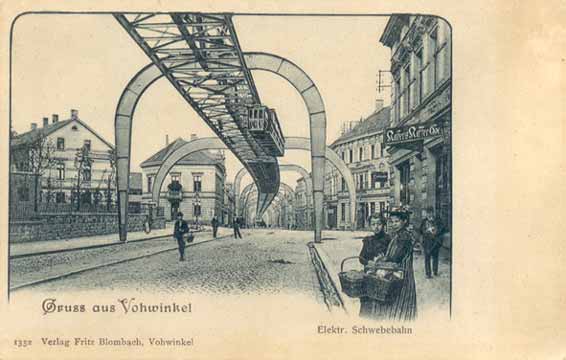 Kaiserplatz in Vohwinkel am 23. Mai 1901 (Sammlung Dieter Kraß)