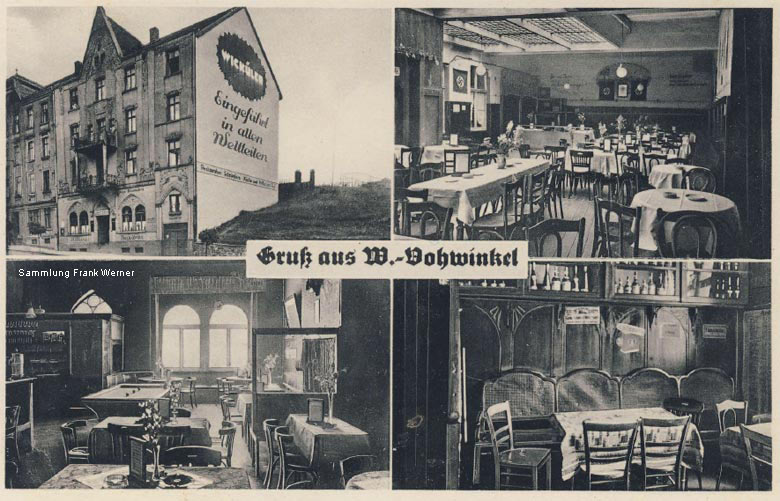 Haus Schnieders auf einer Postkarte um 1940 (Sammlung Frank Werner)