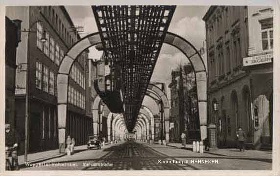Kaiserstraße in Vohwinkel 1941 (Sammlung Udo Johenneken)