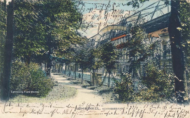 Stationsgarten in Vohwinkel 1905 (Sammlung Frank Werner)