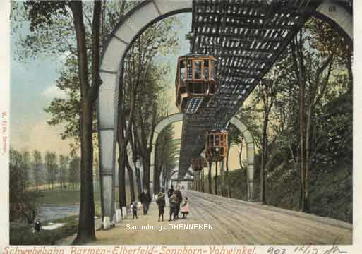 Schwebebahn bei Hammerstein (Sammlung Udo Johenneken)