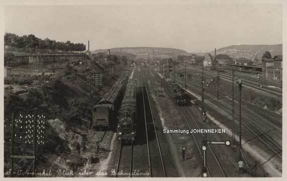 Blick über das Bahngelände