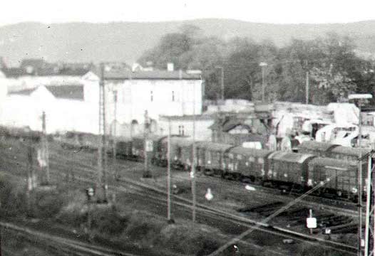 Alter Bahnhof Vohwinkel 1971 (Foto Dieter Kraß)