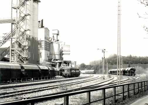 Kalkwerke Betriebsbahnhof (Foto Dieter Kraß)