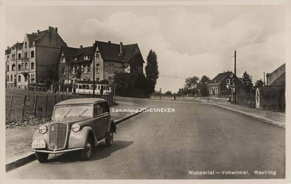 Westring in Vohwinkel um 1937 (Sammlung Udo Johenneken)