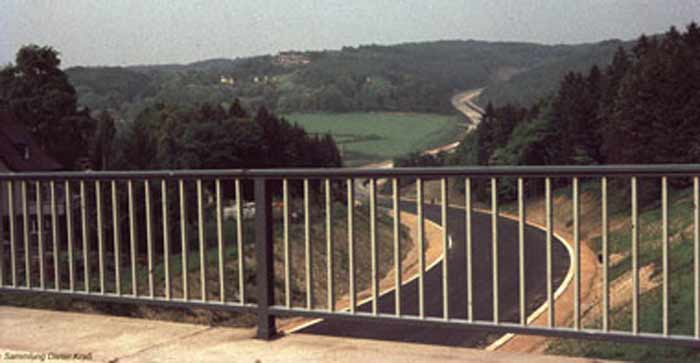 Bau der L 418 am Schrödersbusch in Vohwinkel 1970 (Foto Sammlung Dieter Kraß)