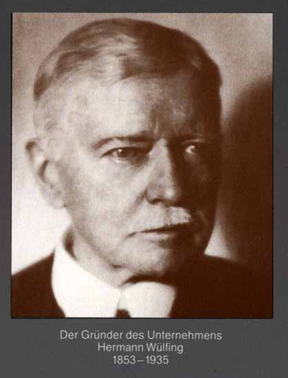 Der Gründer des Unternehmens Hermann Wülfing 1853 - 1935 (Foto aus der Festschrift: 100 Jahre Lackwerke Wülfing GmbH + Co 1883 - 1983)