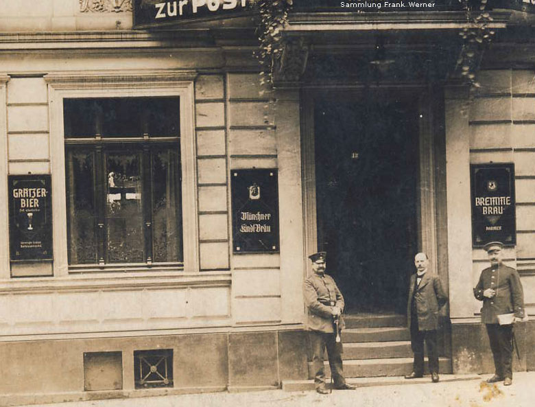 Gasthof zur Post in Vohwinkel 1916 (Sammlung Frank Werner)