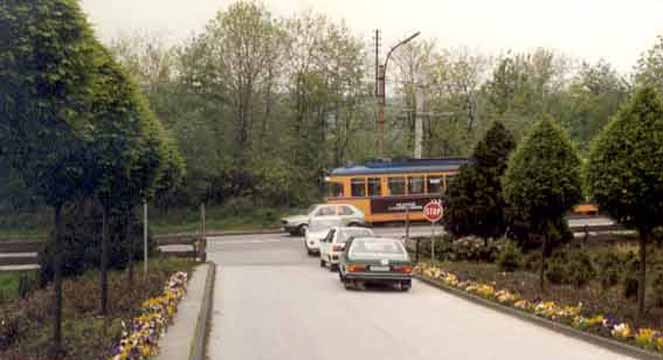 Straßenbahn bei Wieden (Foto Dieter Kraß)